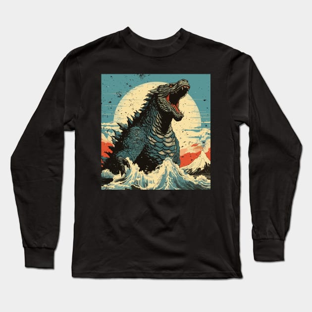 King of the monster Long Sleeve T-Shirt by Yopi